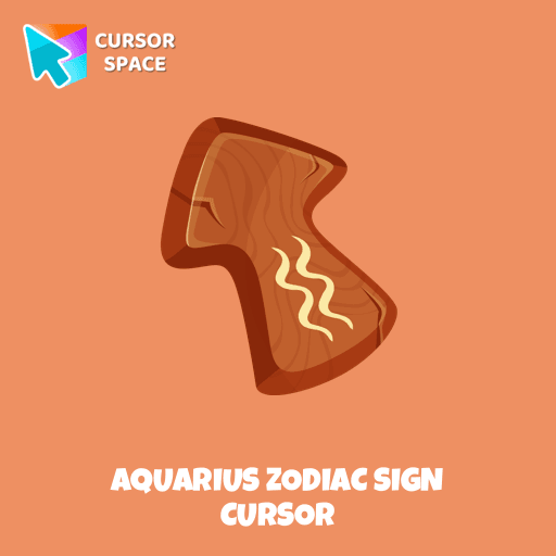 Aquarius Zodiac Sign cursor arrow cursor